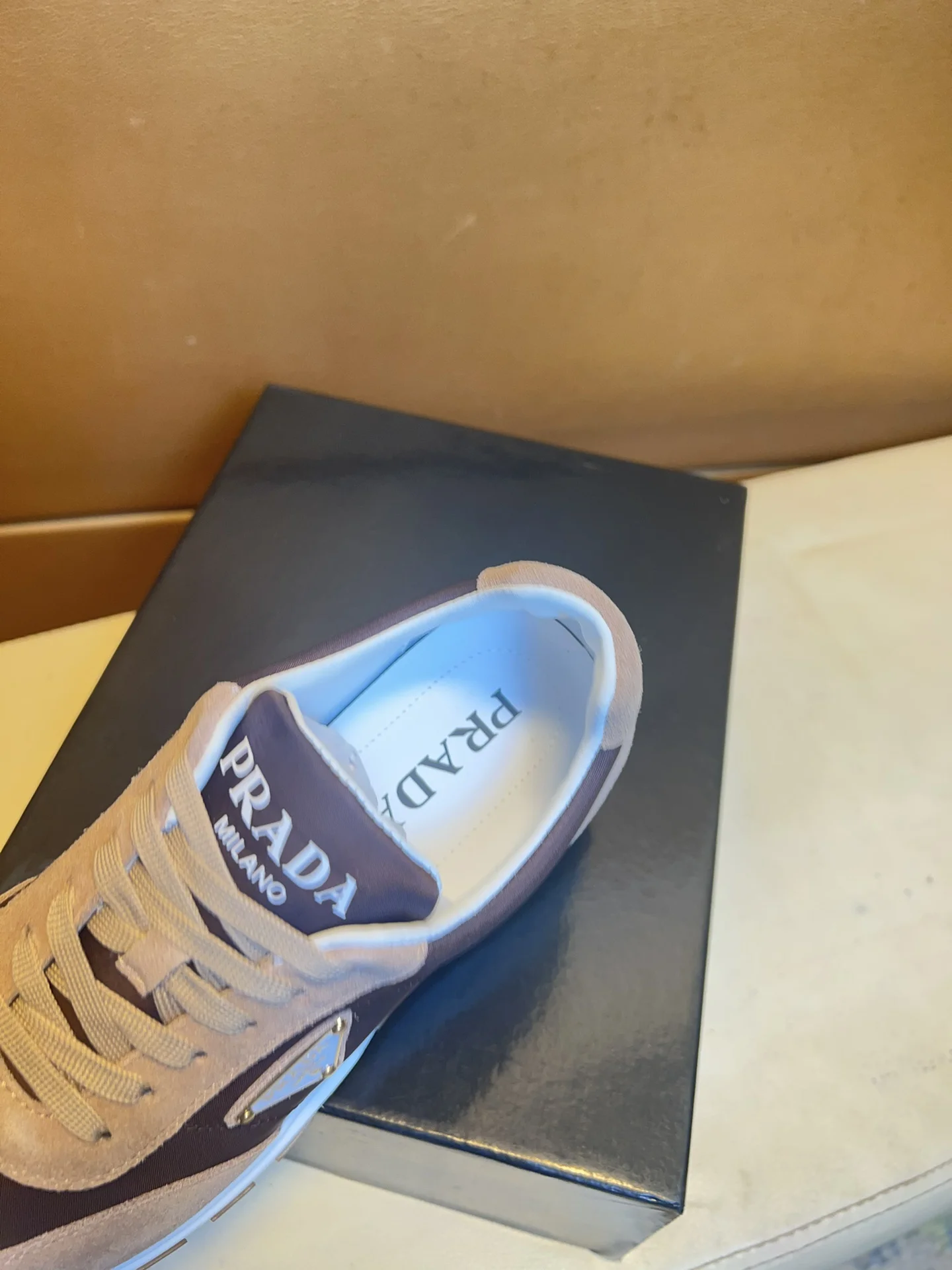 PRADA Sneakers calfskin canvas EU38-44 B70202608030482 - Image 6