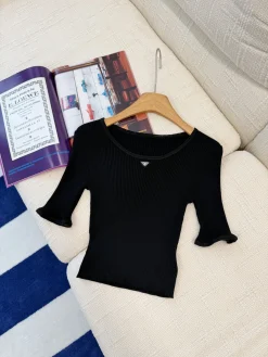 PRADA Sweaters Ribbed Knit S-M-L B65202608042296