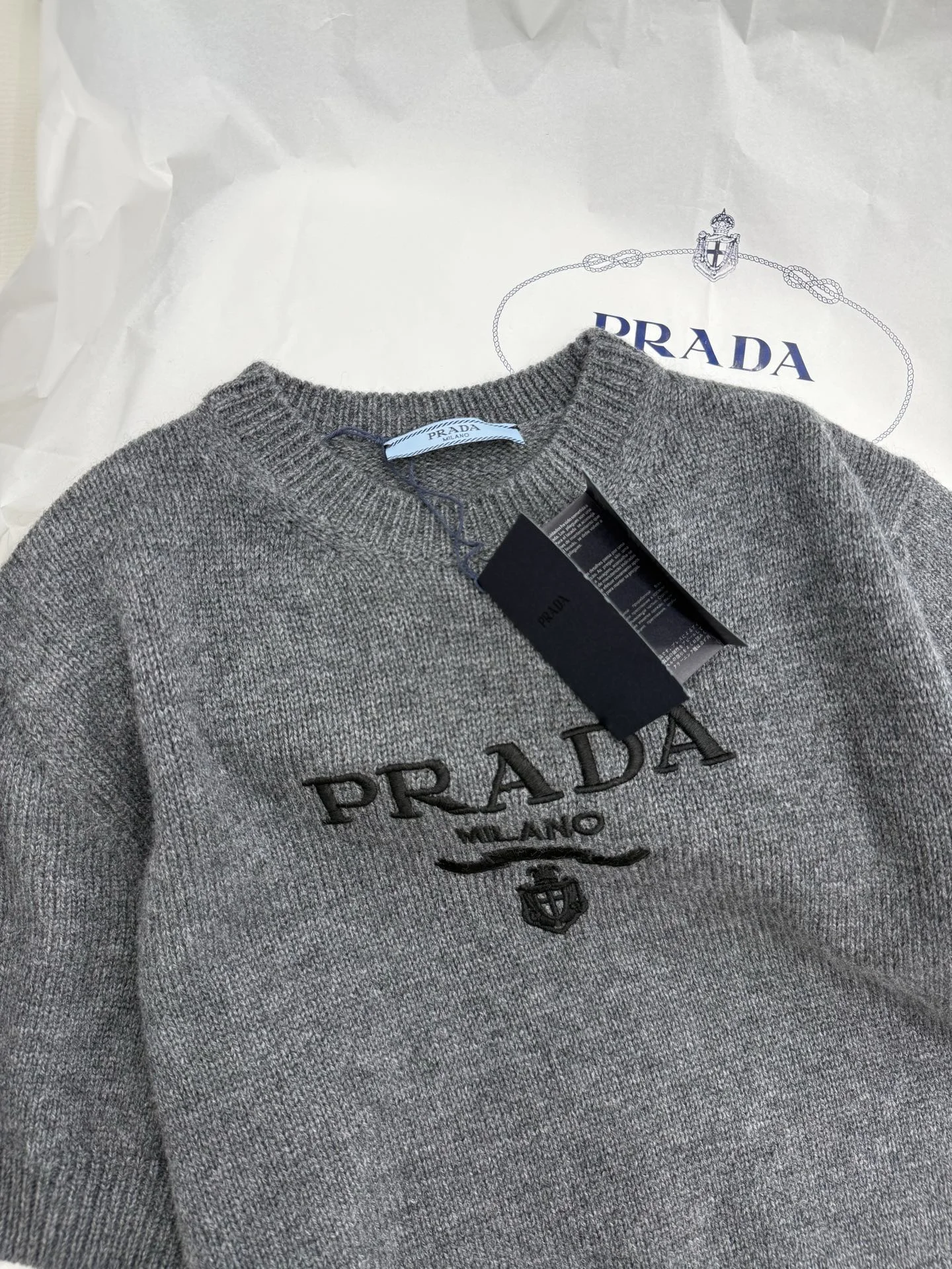 PRADA Sweaters Wool Cashmere S-M-L C15202608041212 - Image 2
