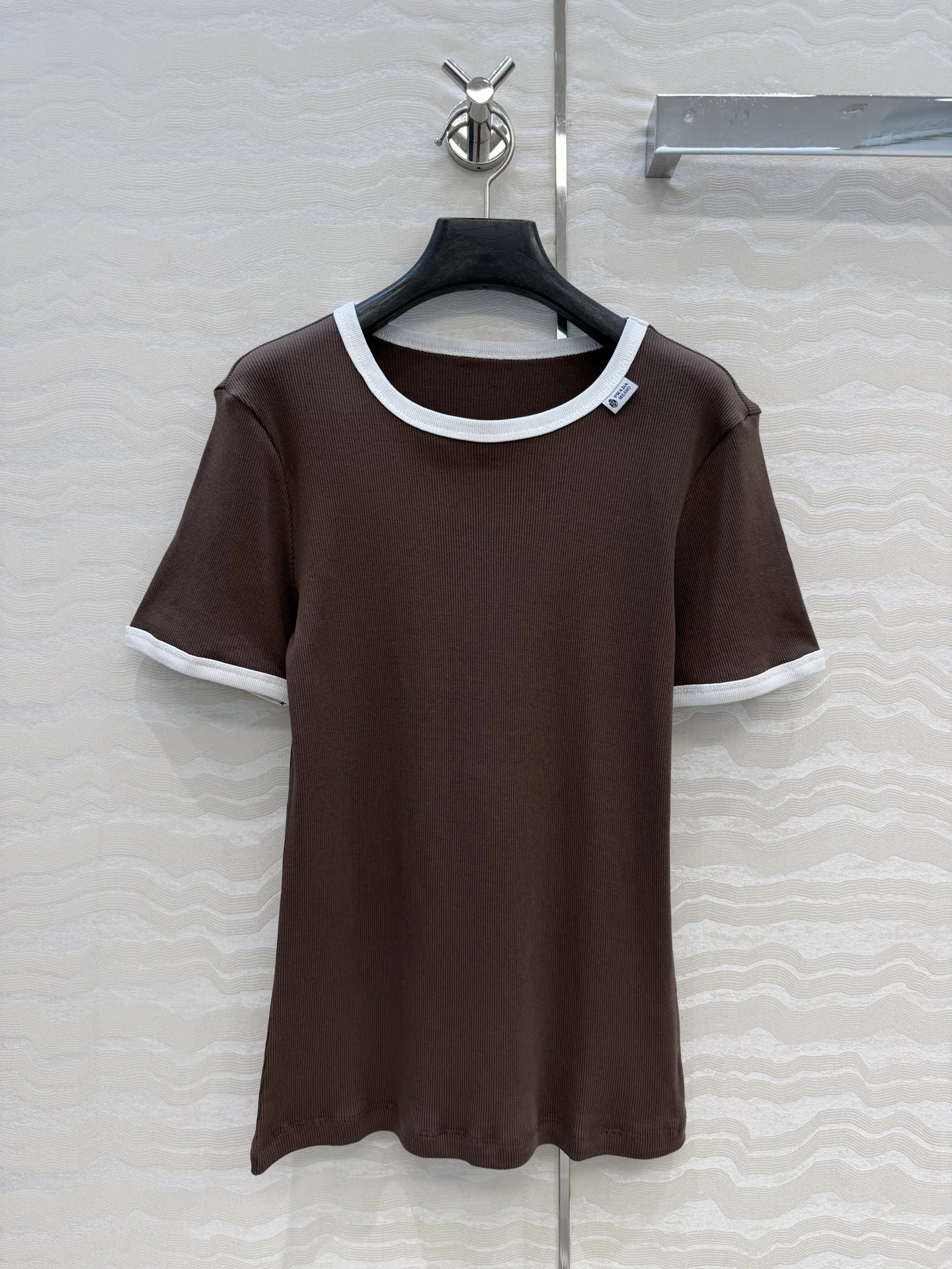 PRADA T-shirts Ribbed Cotton S A50202608041709