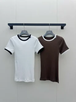 PRADA T-shirts Ribbed Knit One Size A65202608042156