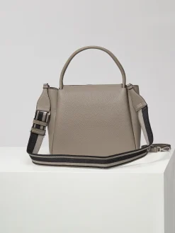 Alternative view of PRADA Top Handle Bags Deerskin Calfskin (Gray) 32X26X13CM H10202608081033