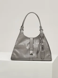 PRADA Top Handle Bags Leather (Gray) 42X28X20CM G80202608081120