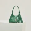 PRADA Top Handle Bags Leather (Green-Silver) 32X21X15CM F60202608081114