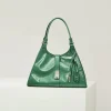 PRADA Top Handle Bags Leather (Green-Silver) 42X28X20CM G80202608081119