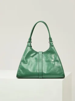 Alternative view of PRADA Top Handle Bags Leather (Green-Silver) 42X28X20CM G80202608081119