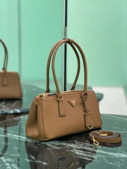 Alternative view of PRADA Top Handle Bags Saffiano Leather (Brown-Gold) 30X14X11CM G80202608080222