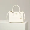 PRADA Top Handle Bags Saffiano Leather (White-Gold) 28X20X12CM F70202608080937