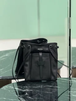 PRADA Totes Bags Calf Leather (Black) 25x24cm D50202608080906