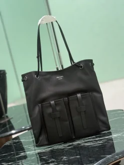 Alternative view of PRADA Totes Bags Calf Leather (Black) 39x33cm F20202608080908