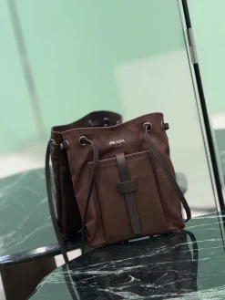 Alternative view of PRADA Totes Bags Calf Leather (Brown) 25X24CM D50202608080905