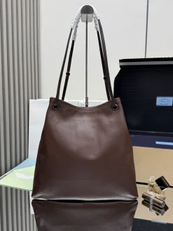 Alternative view of PRADA Totes Bags Calf Leather (Brown) 39x33cm F20202608081582