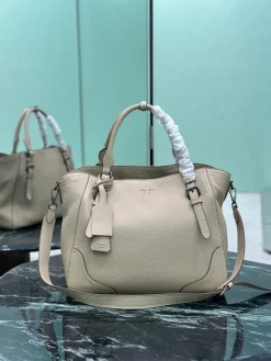 PRADA Totes Bags Leather (Beige) 38X32X14CM H30202608081810