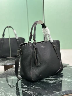 Alternative view of PRADA Totes Bags Leather (Black) 38X32X14CM H30202608081809