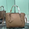 PRADA Totes Bags Leather (Brown) 38X32X14 CM H30202608081812
