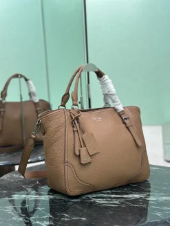 Alternative view of PRADA Totes Bags Leather (Brown) 38X32X14 CM H30202608081812