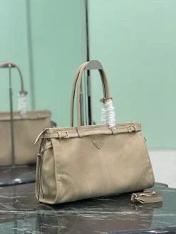 Alternative view of PRADA Totes Bags Matte Leather (Beige-Gold) 38X30X12CM G60202608081774