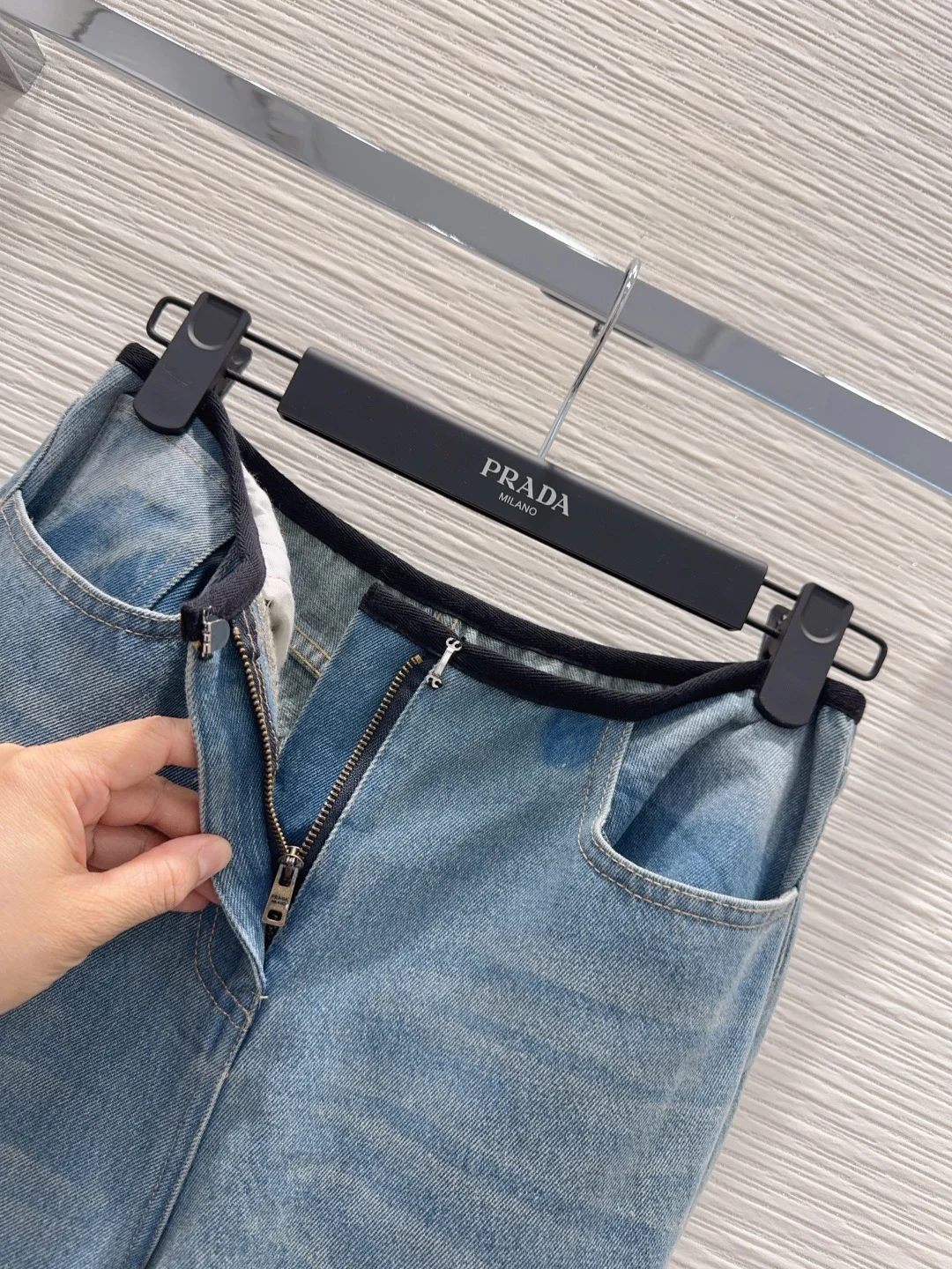 PRADA Trousers Denim Cotton S M L B65202608041944 - Image 4