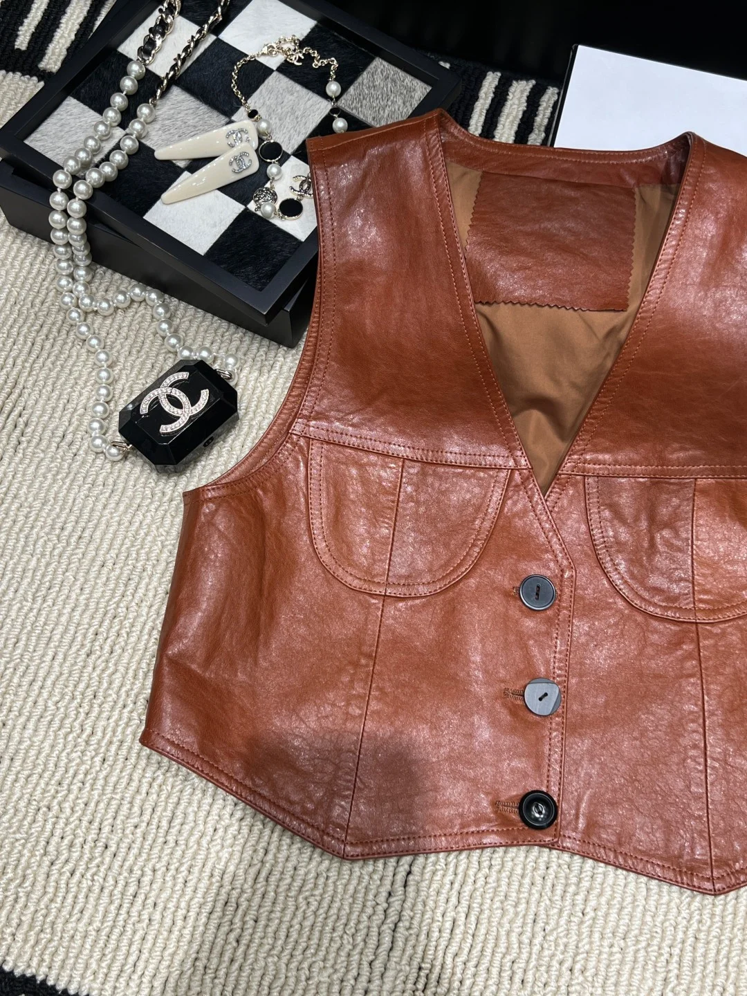 PRADA Vests Leather S-XL D15202608041397 - Image 3