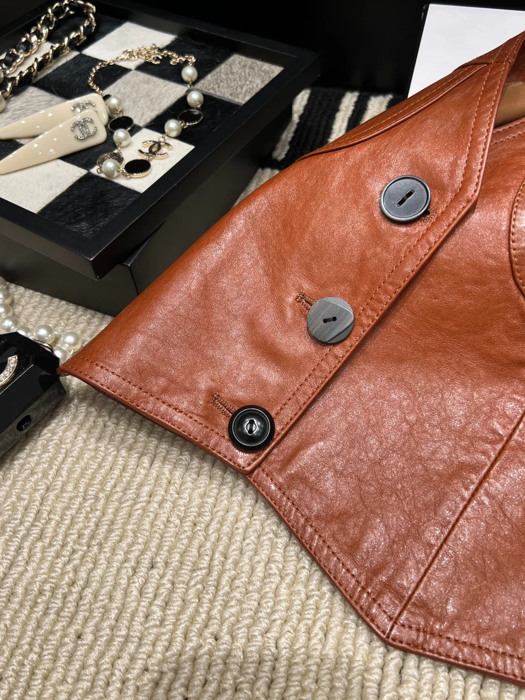 PRADA Vests Leather S-XL D15202608041397 - Image 5