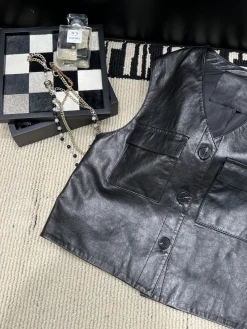 Alternative view of PRADA Vests Leather S-XL D25202608041389