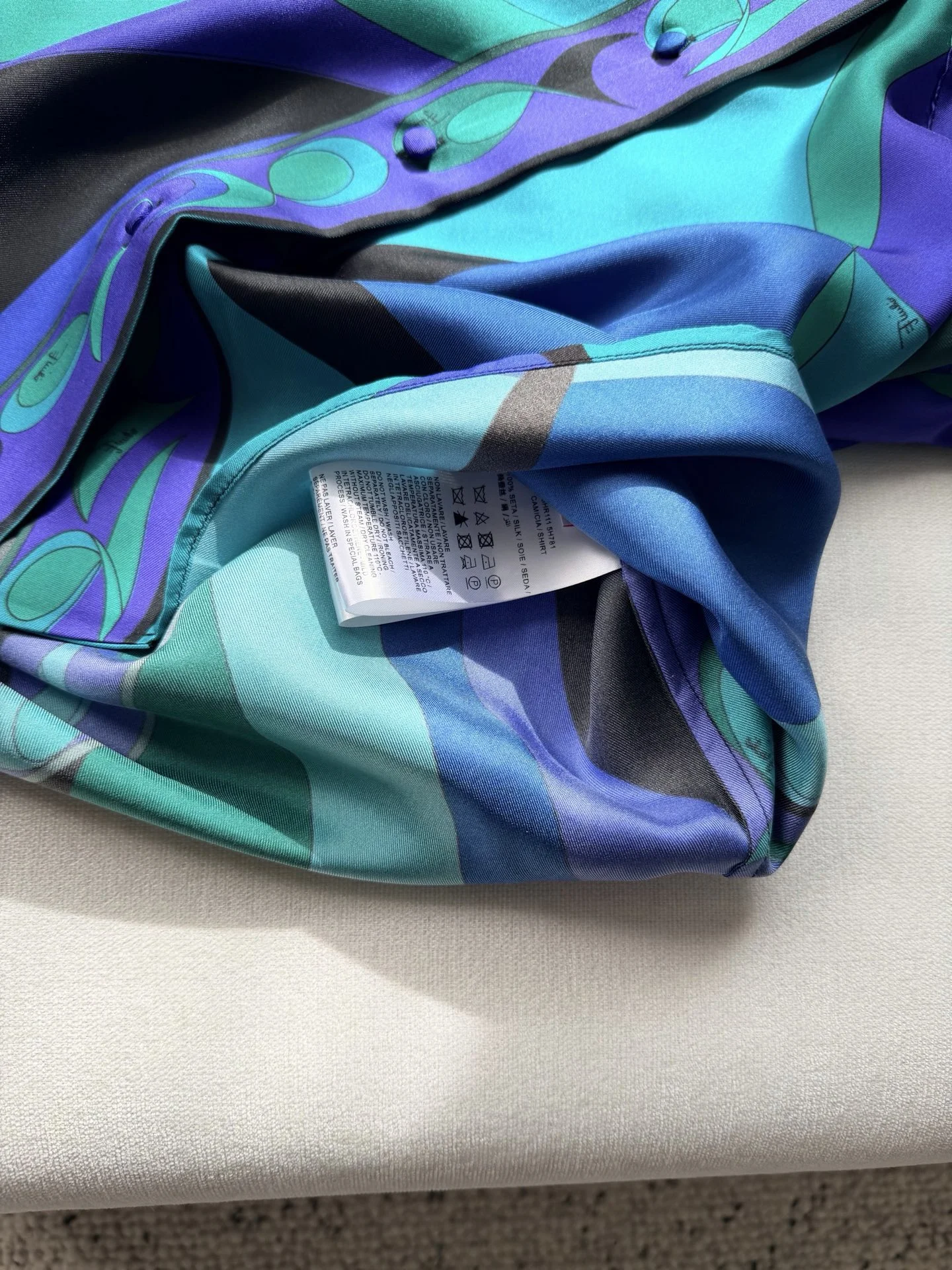 PUCCI Shirts Silk Twill 36-42 F85202608042439 - Image 7