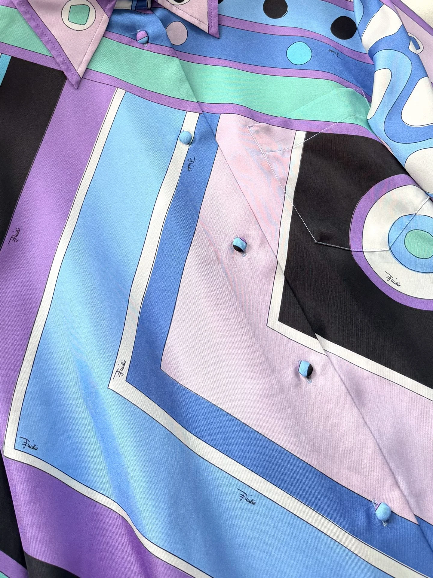 PUCCI Shirts Silk Twill S-XL F85202608042442 - Image 5