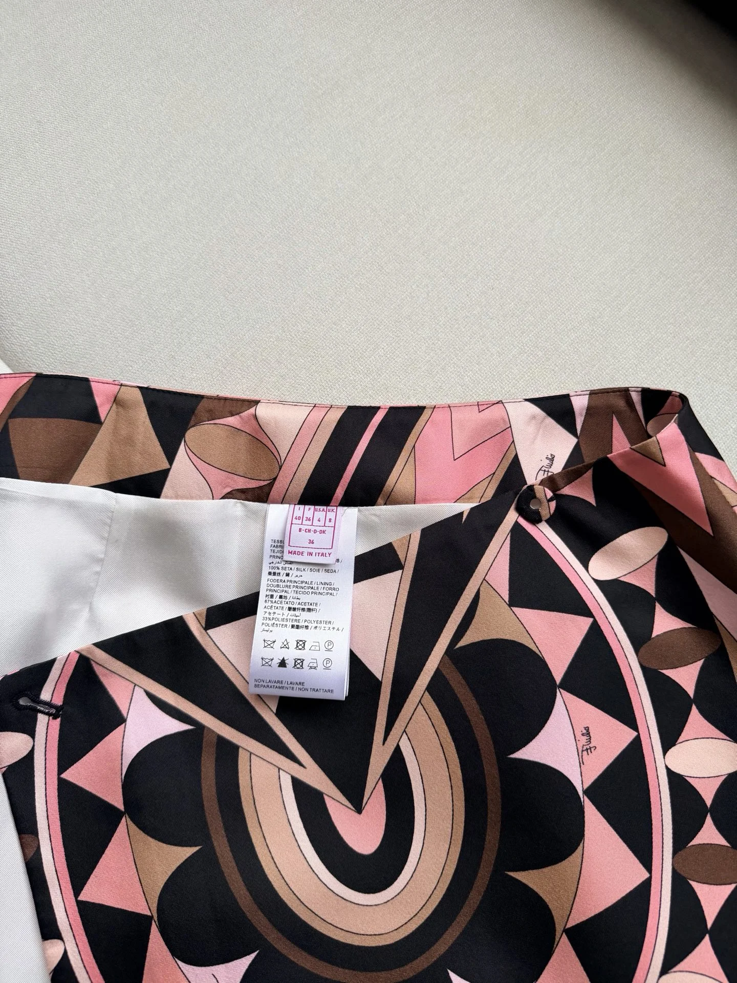 PUCCI Skirts Silk Twill 36-42 D15202608042435 - Image 8