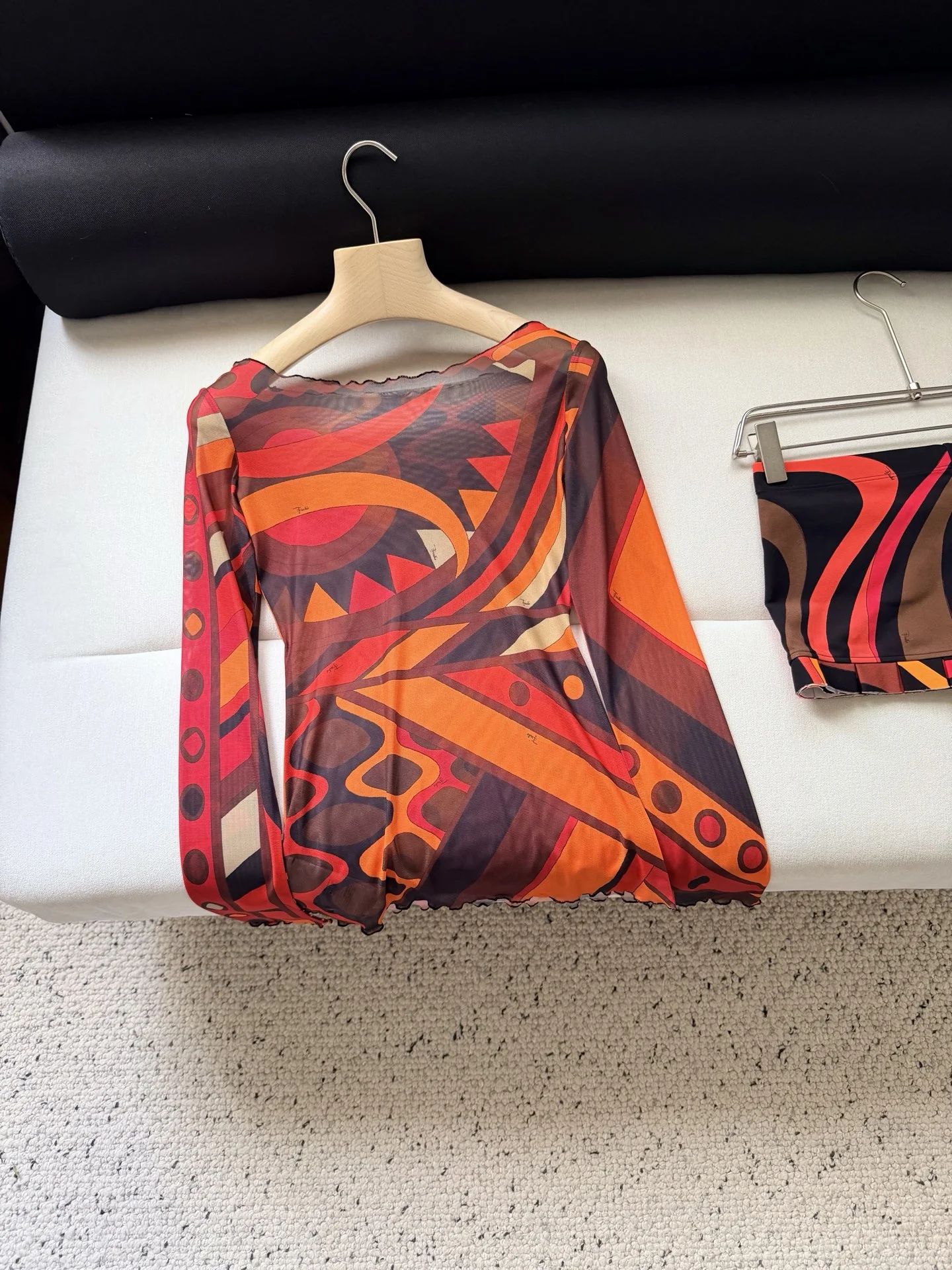 PUCCI T-shirts Sheer Tulle 36-42 A85202608042450