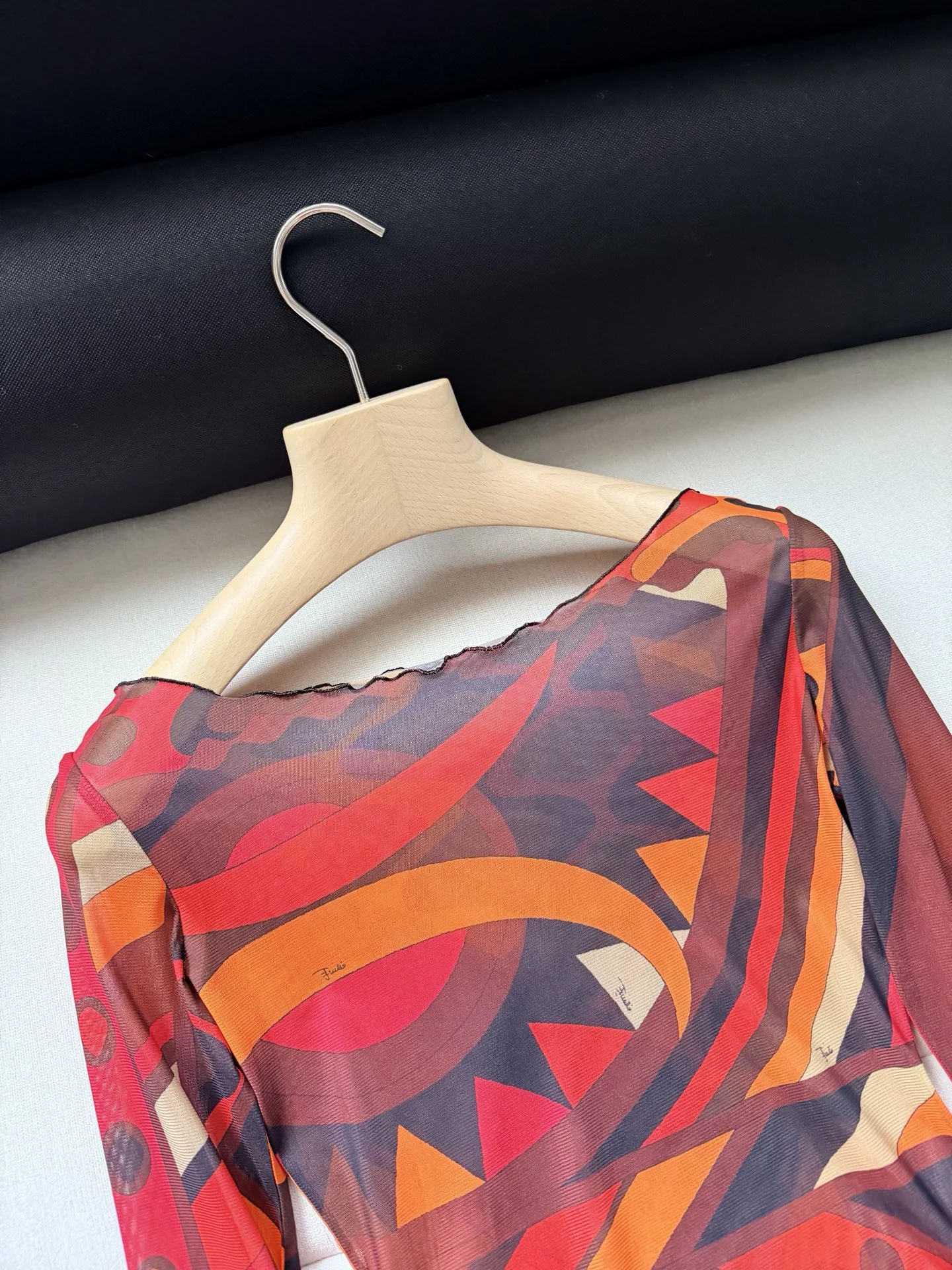 PUCCI T-shirts Sheer Tulle 36-42 A85202608042450 - Image 2