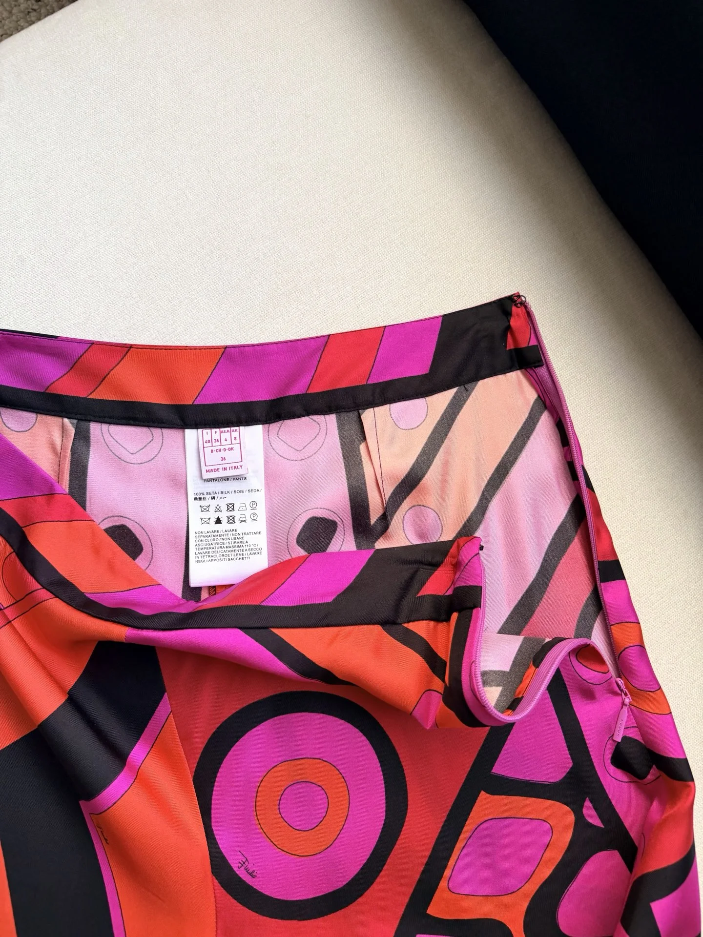 PUCCI Trousers Silk 36-42 F15202608041484 - Image 4