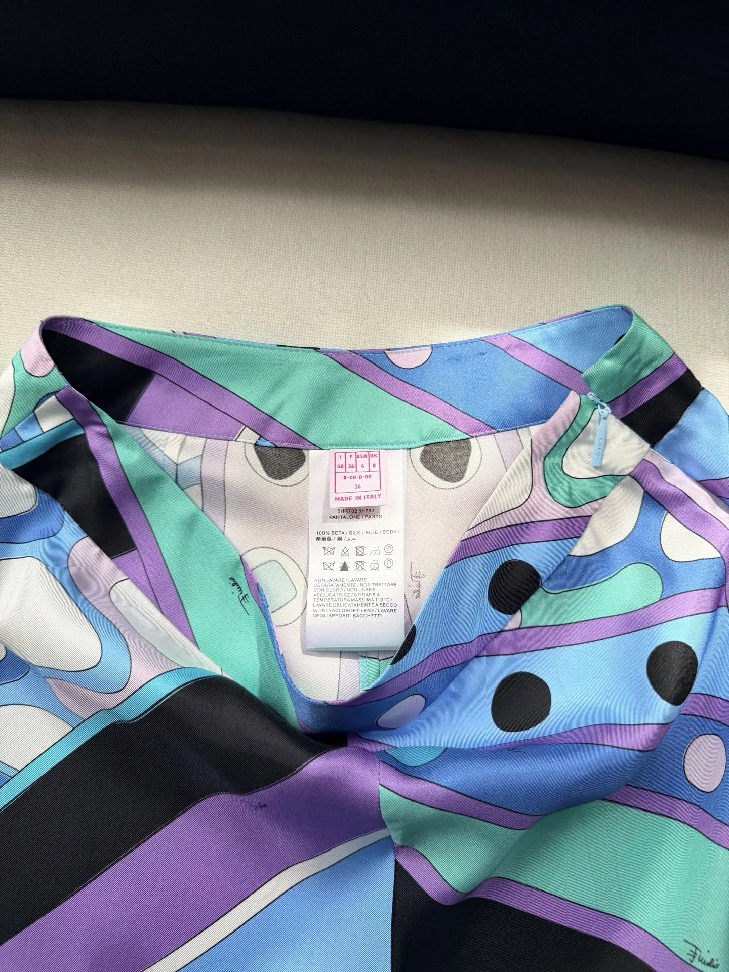 PUCCI Trousers Silk 36-42 F15202608042443 - Image 3