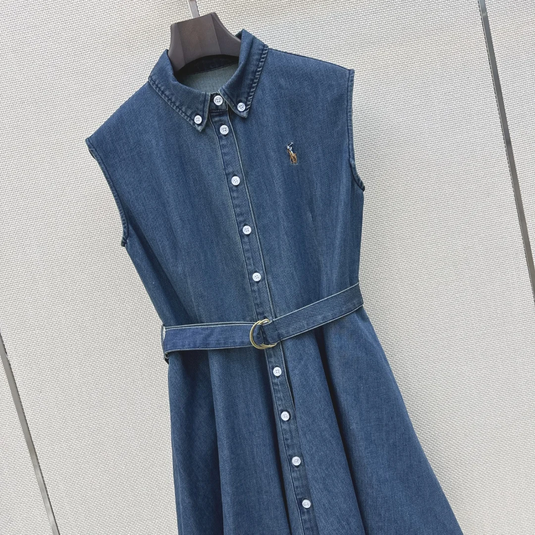 RALPH LAUREN Dresses Tencel Denim S-L B85202608041343 - Image 2