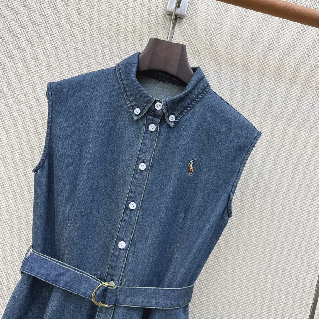 RALPH LAUREN Dresses Tencel Denim S-L B85202608041343 - Image 3