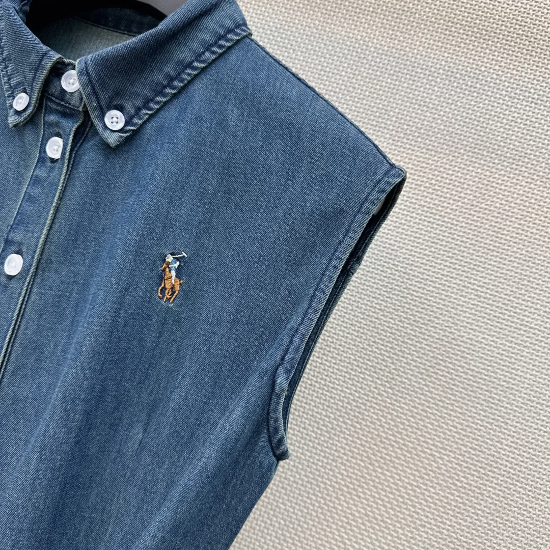 RALPH LAUREN Dresses Tencel Denim S-L B85202608041343 - Image 4