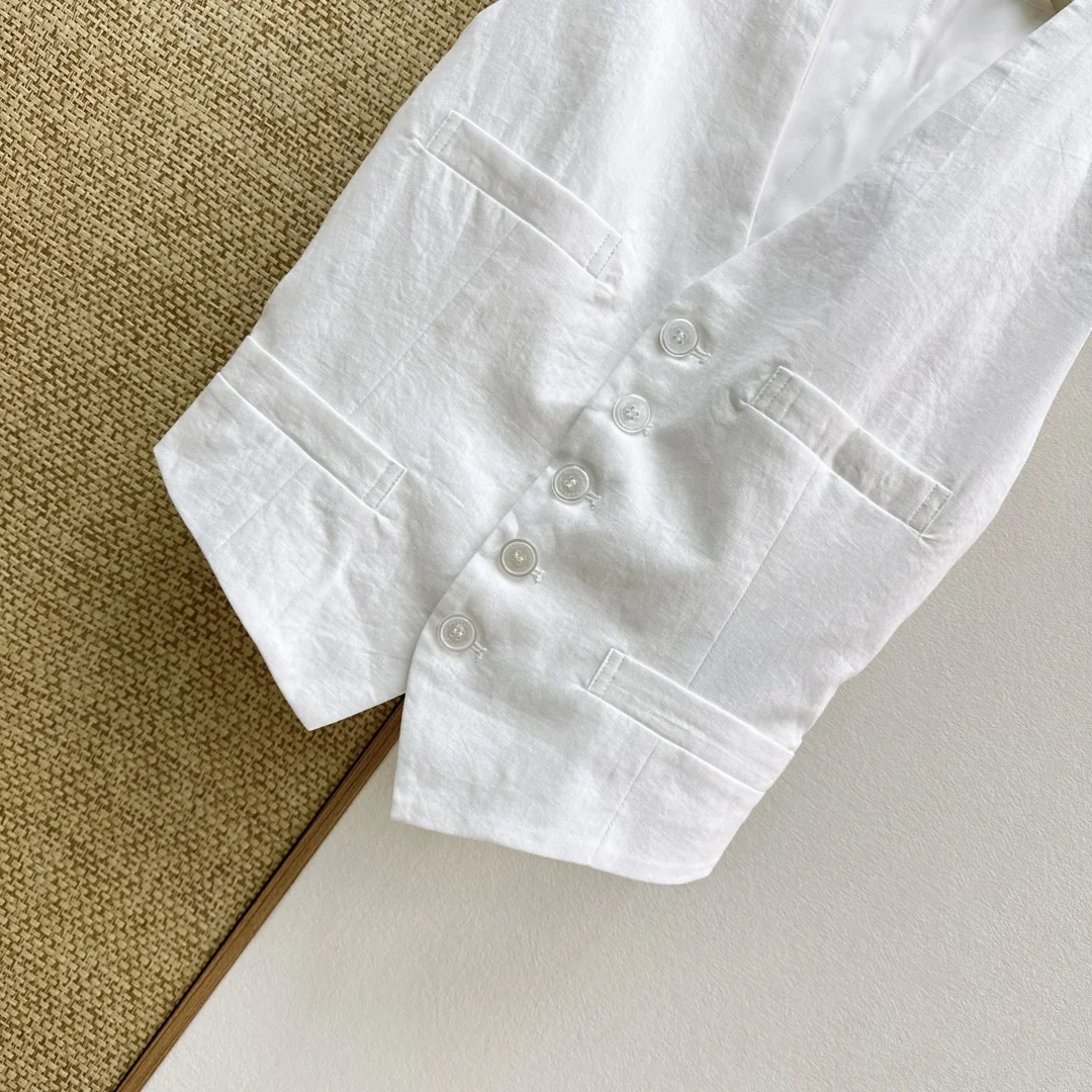 RALPH LAUREN Vests Linen Blend S-M-L B45202608042370 - Image 5