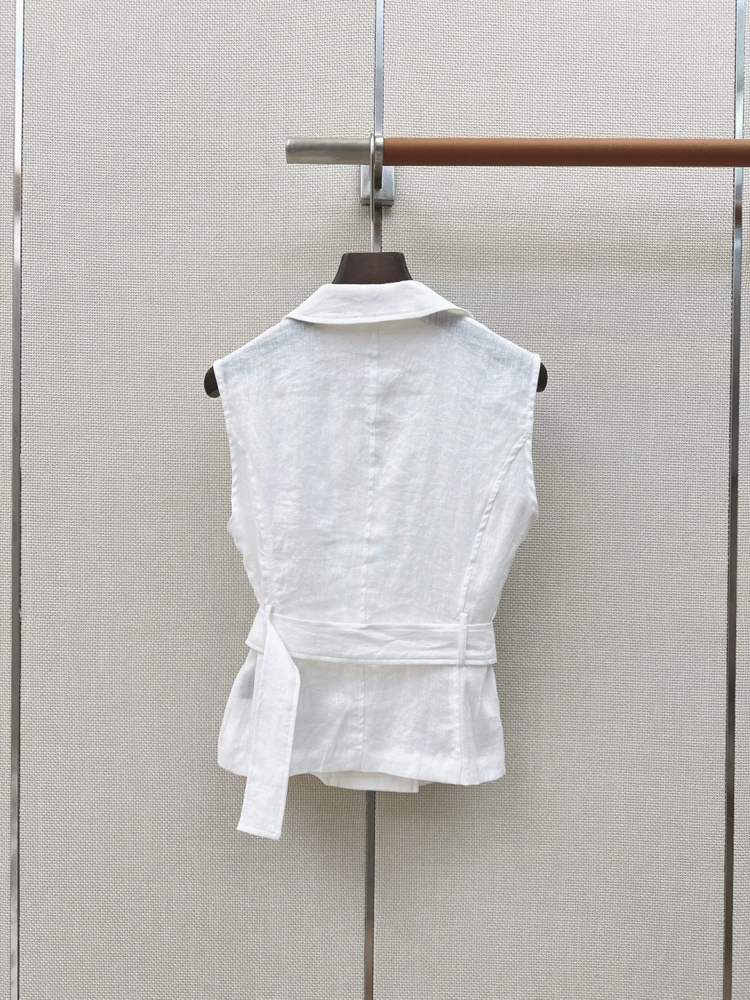 RALPH LAUREN Vests Linen SML B55202608041291 - Image 9