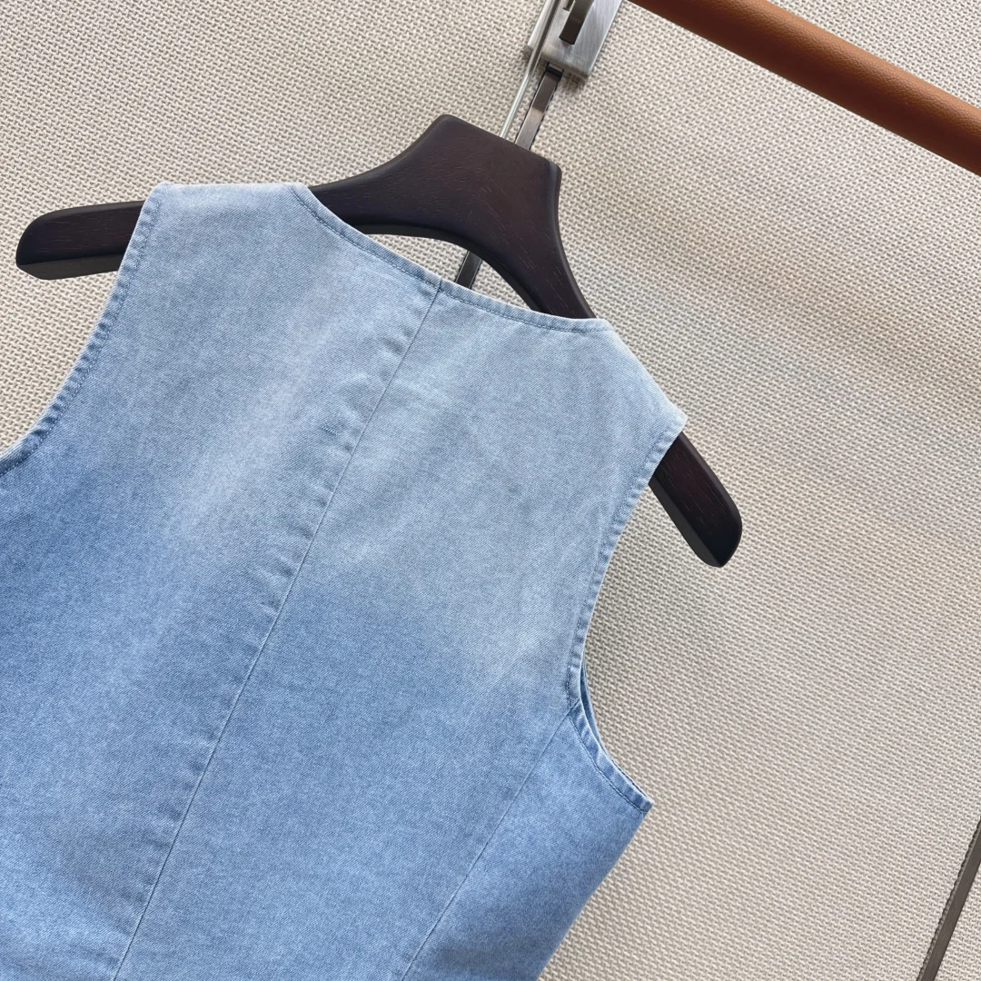 RALPH LAUREN Vests Washed Denim S-M-L B35202608041309 - Image 2
