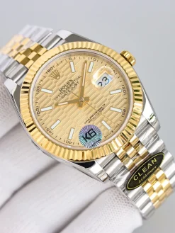 ROLEX Datejust Automatic (Gold-Blue-Green Dial) 36mm CLEAN A400202608050141