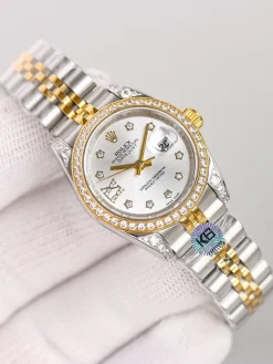 ROLEX Datejust Automatic (White-Green-Gold Dial) 28mm A200202608050185