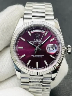 Alternative view of ROLEX Day-date Automatic (Purple Dial) 40mm A800202608050294