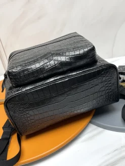Alternative view of SAINT LAURENT Backpacks Bags Italian Calf Leather (Black) 30X38X17CM F30202608082635