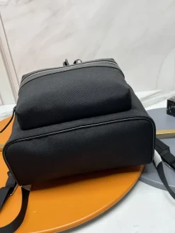 Alternative view of SAINT LAURENT Backpacks Bags Italian Calfskin (Black-Silver) 30X38X17CM D00202608082632