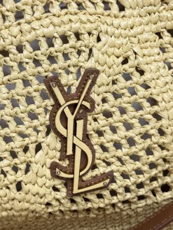 Alternative view of SAINT LAURENT Beach Bags Raffia (Beige-Gold) 35X35X10 F30202608082464