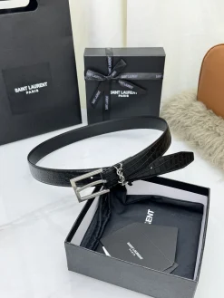 Alternative view of SAINT LAURENT Belts Leather 3.0cm Width A60202608050499