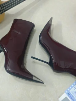 SAINT LAURENT Booties Calf Leather EU35-41 C40202608030089
