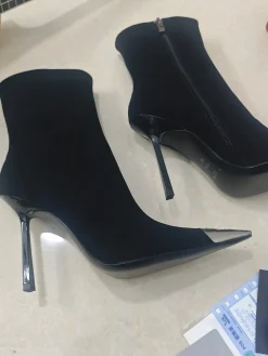 SAINT LAURENT Booties Calfskin Patent EU35-41 C40202608030088