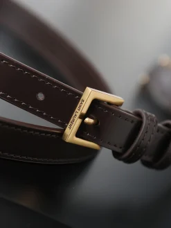 Alternative view of SAINT LAURENT Bucket Bags Calf Leather (Brown-Gold) 17X20X13CM E00202608080855