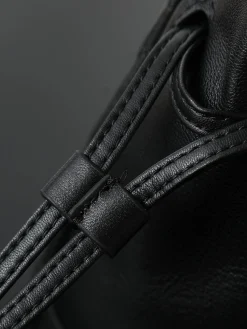 Alternative view of SAINT LAURENT Bucket Bags Lamb Leather (Black-Gold) 27X29X11CM E70202608080901