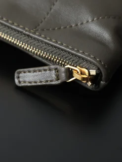 Alternative view of SAINT LAURENT Bucket Bags Lamb Leather (Gray-Gold) 27X29X11CM E70202608080895